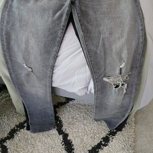 Joe's Jeans Distressed Black Skinny Jeans